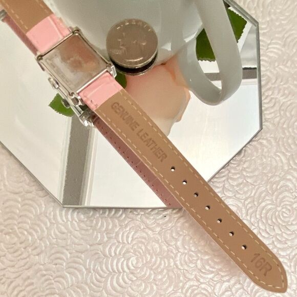 Anne Klein New York Swiss 20 Diamond Bezel Dress Watch with Sub-dial Second Hand - Picture 14 of 16